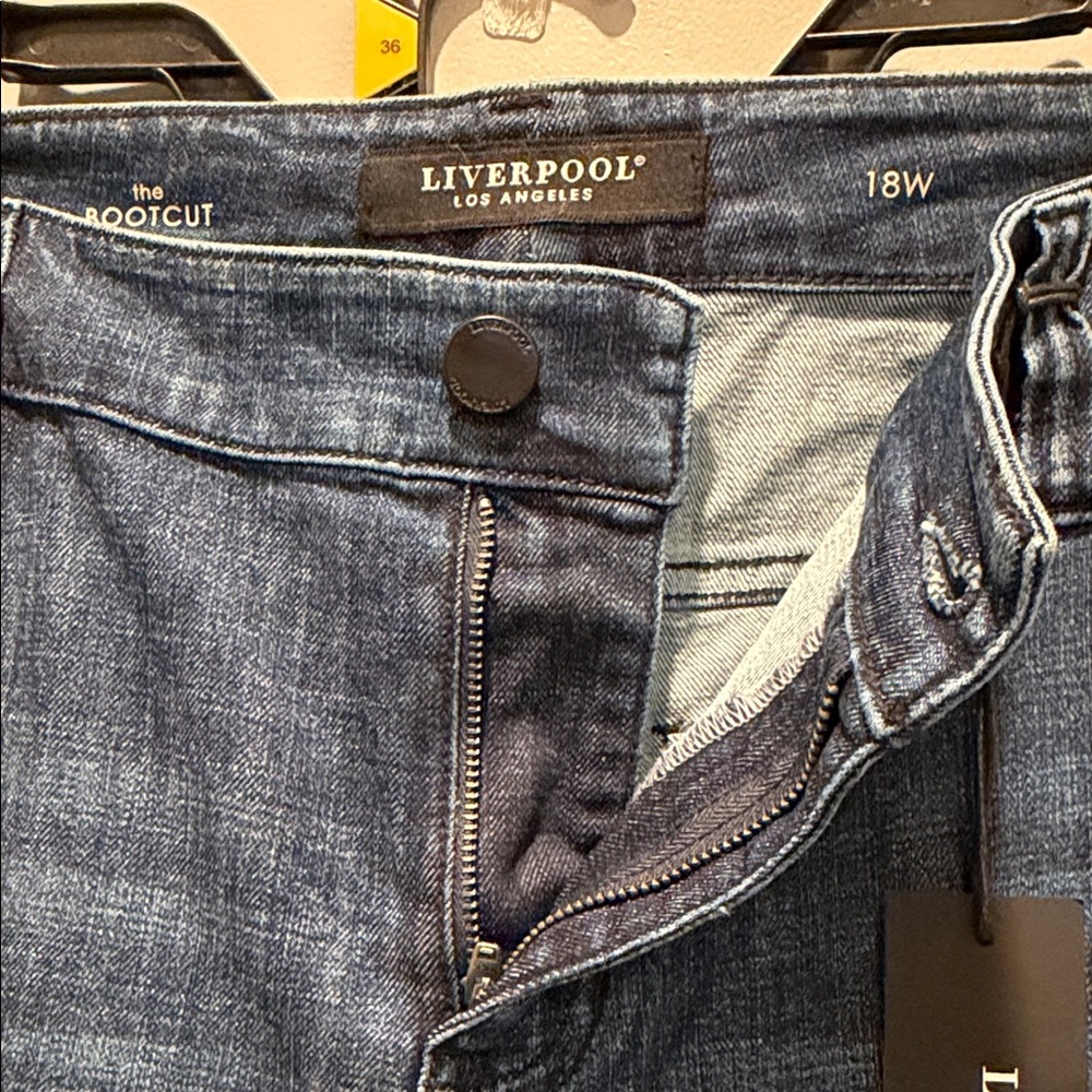 Liverpool Dark Blue Bootcut Jeans | Sz 18W - Picture 3 of 9